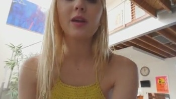 Blonde Teen Fucked In Kitchen